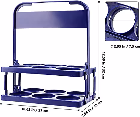 Wine Bottle Holder Factory Custom Printed Plastic Beer Bottle Carrier
