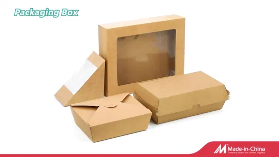 Бумажный подарок/бумажная упаковка/подарочная упаковка/картонная бумага/гофрированная/крафт-бумага/кекс/торт/обед/сэндвич/коробка для пиццы